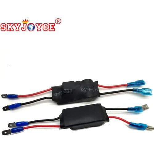 SKYJOYCE 1 pair Mini Round ballast canbus decoder H7 all in one hid ballast kit H1 H3 hid error canceller box CAN-BUS capacitor