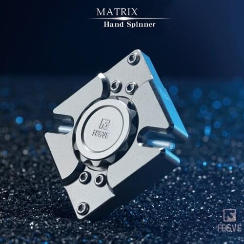 Fidget Spinner Stainless Steel Tritium Tube Hand Spinner Long Rotation EDC Adult ADHD Anti-Stress Toy Gift Collection