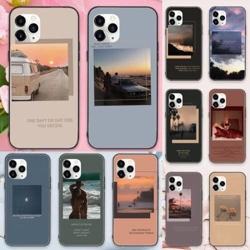 Songs lyrics Aesthetic art pattern Phone Case for iPhone 11 12 mini pro XS MAX 8 7 6 6S Plus X 5S SE 2020 XRshell funda