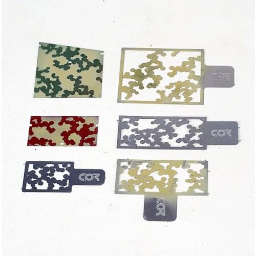 Spray Stencil Colored Spray Camouflage Cover Spray Plate DIY Model Modify Decoration Upgrade Tool