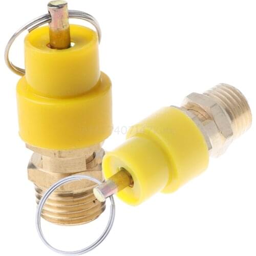 1/4'' 12KG BSP Air Compressor Safety Release Valve Pressure Relief Regulator 1PC
