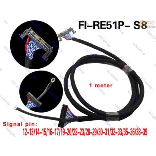 1M LVDS cable FI-RE51PIN S8 51pin 2ch 8bit for LG/AU 60HZ large size LCD screen
