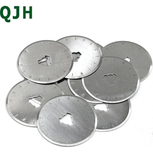 1PCS 28MM 45MM Rotary Cutter Refill Blades Patchwork Fabric Leather Craft Steel Circular Sewing Quilting cutters