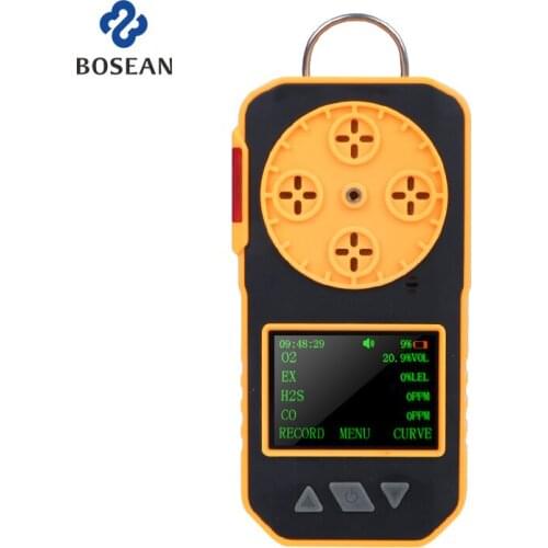 Bosean Quick response EX CO O2 H2S smart 4 gas alarm detector