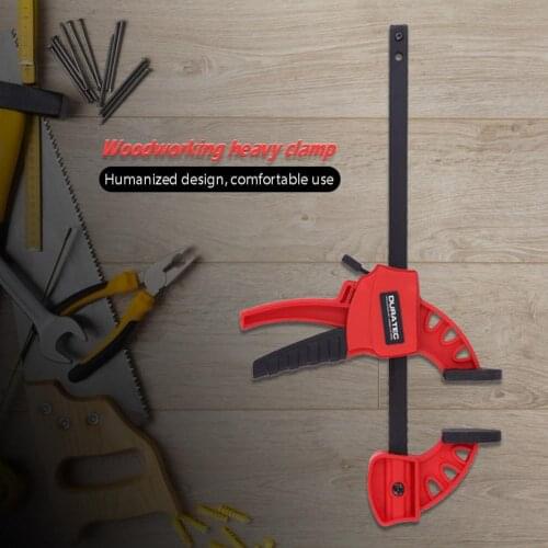 DURATEC Quick Release Engineering plastic Clamp Strong Clamping F Type Large Fixed Clips Achieve Better Strength and Durability