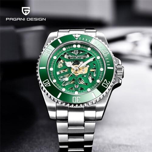 Pagani Design Top Brand Watch Men Waterproof 100m Stainless Steel Automatic Mechanical Sports Watches Reloj Hombre Watch For Men