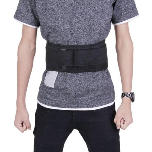 Hot Selling Self-heating Tourmaline Magnetic Belt Lumbar Support Brace Double Banded Adjustable Pad 2018 New