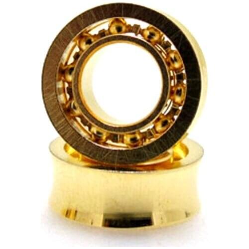 HX5D 6pcs R188KK UR188 Gold Plated Bearing For Fidget Spinner Yoyos Fan