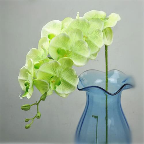 Artificial Orchid Phalaenopsis Real Touch Butterfly Orchid Room DIY Decor 2 Size