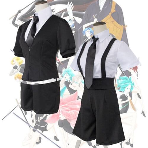 Anime Houseki no Kuni Cosplay Costume Diamond Antarcticite Bodysuit Land of the Lustrous Jumpsuits High Quality Outfits