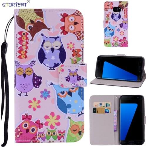 Leather Full Cover For Samsung Galaxy S6 Cute Flip Wallet Case SM G920F G920FD G920I G920S G920T G920P G920X Card Slot Phone Bag