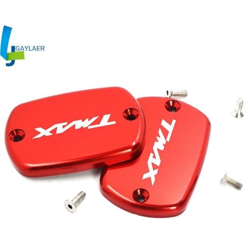 Motorcycle Brake Fluid Fuel Reservoir Tank Cap Cover For Yamaha TMAX500 Tmax 500 2008-2011 TMAX530 2012-2016 Moto Oil Cup