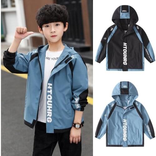Soft Spring Autumn Boy Coat Jackets Overcoat Top Kids Teenage Gift Children Clothes Gift Formal School High Quality
