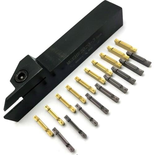 MGEHR2020-1.5 MGEHR2020-2 MGEHR2020-3 MGEHR2020-4 Grooving Holder+MGMN150 MGMN200 MGMN300 MGMN400 Grooving Inserts lathe tools