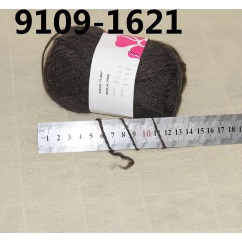 SALE 10 BallsX50g 4ply Mohair Ribbing Wool Hand Yarn Knitting Soft 9109-1621