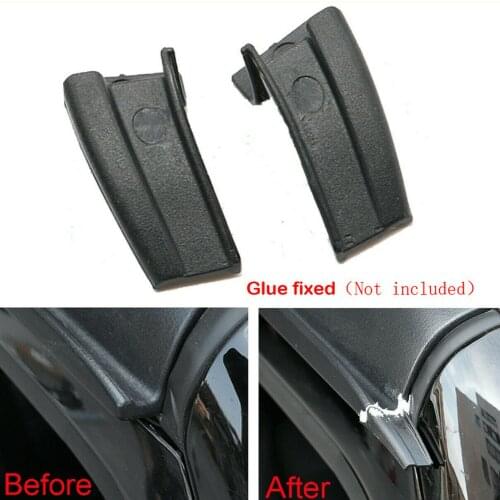 2x ABS Rain Gutter Extension for Wrangler JL Accessories Professional