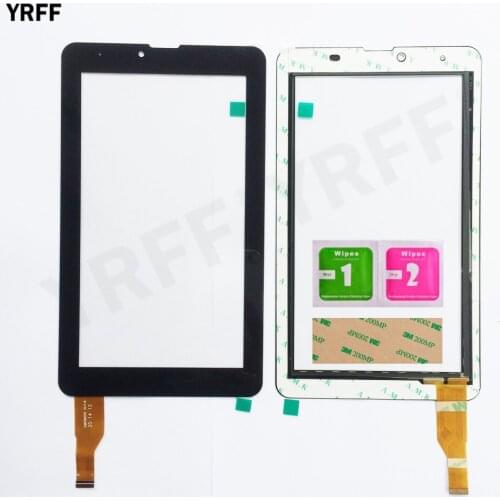 Touch Screen Panel For BQ 7057G 3G BQ-7507 Touch Screen Digitizer Sensor Glass Panel Replacement Assembly Parts 3M Glue