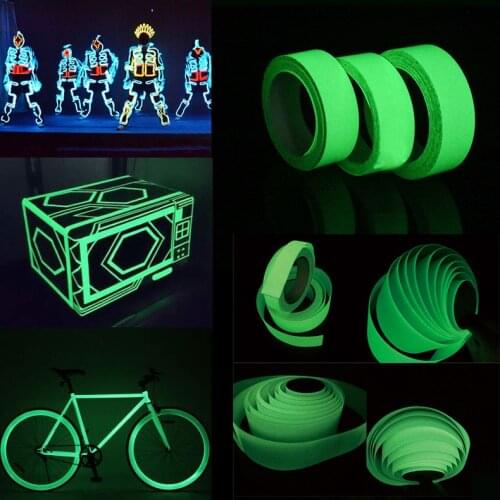 Luminous Wall Stickers Glow In The Dark Self-adhesive Switch Sticker Tape for Home Decor Supplies Warning Tape DIY Strip Sticker