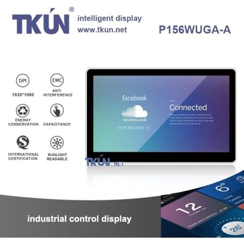 TKUN 15.6-inch capacitive outdoor sun can be seen waterproof panel high resolution p156wuga-a/raspberry+combination