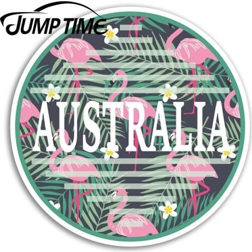 Jump Time Australia Vinyl Stickers Oz Fun Travel Sticker Laptop Luggage Decal Truck Window Car Wrap Car Accessories