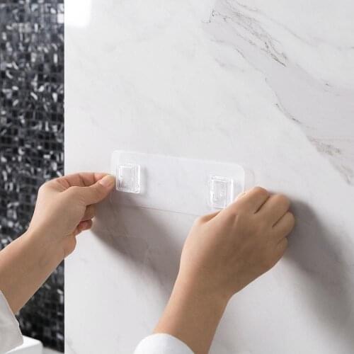 Auxiliary Patch Shelf Wall Hanger Fixed Sticky Hook Punch-Free Strong Non-Marking Magic Sticker