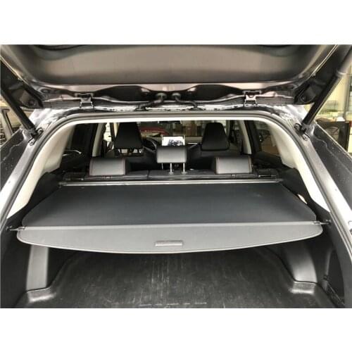 For TOYOTA RAV4 RAV 4 2019 2020 2021 (Black/Beige) High Quality Rear Trunk Security Screen Privacy Shield Cargo Cover