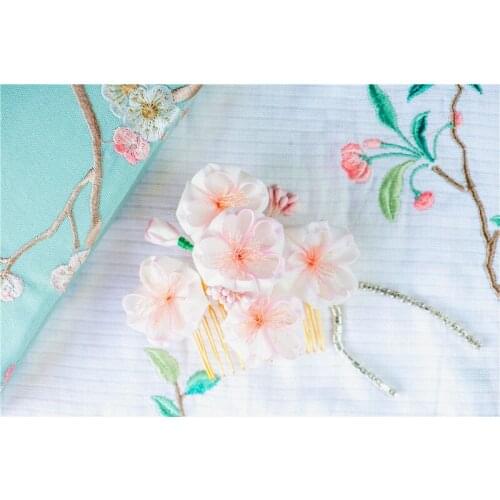 Lolita Hairpin Japanese Style Kimono Cherry Hair Accessories Headwear H