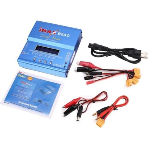 IMAX B6AC 80W 6A Lipo NiMh Li-ion Ni-Cd AC/DC RC Balance Charger 10W Discharger for RC Car Helicopter Drone Airplane Battery