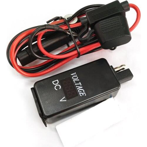 5V 3.1A Motorcycle USB Charger to USB Adapter with Voltage Current Display Perfect for your Phone Tablet GPS Charger