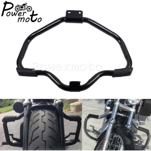 Motorcycle Engine Guard Highway Crash Bar For Harley Sportster Roadster Iron XL883 XL1200 XL 72 48 883 1200 Custom 2004-2018
