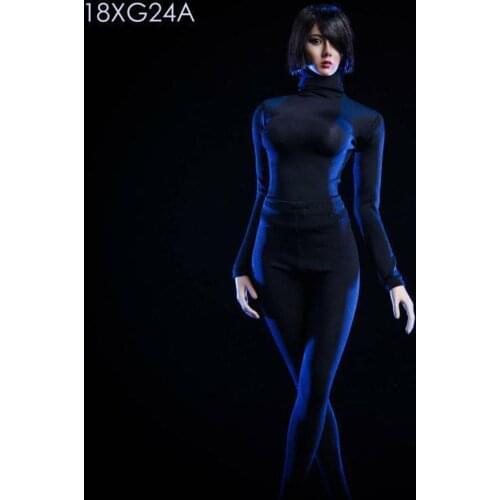 VSTOYS 1/6 Female Costume Suit High Collar Tights 18XG24A Fit 12" Action Figure Body Model
