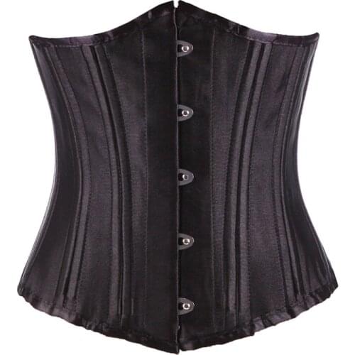 XXS-6XL Women Sexy Underbust Corsets Gothic Bustier Top Steel Boned Waist Trainer Corset Body Shaper Plus Size Corpete Corselet
