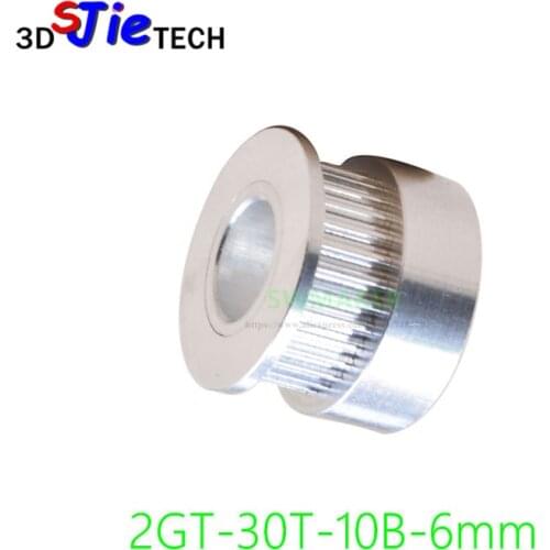 GT2 30 tooth Timing Pulley Aluminum 2GT 30teeth Bore 10mm Width 6mm Synchronous Wheel Gear with Screw Teeth 3D Printer Parts
