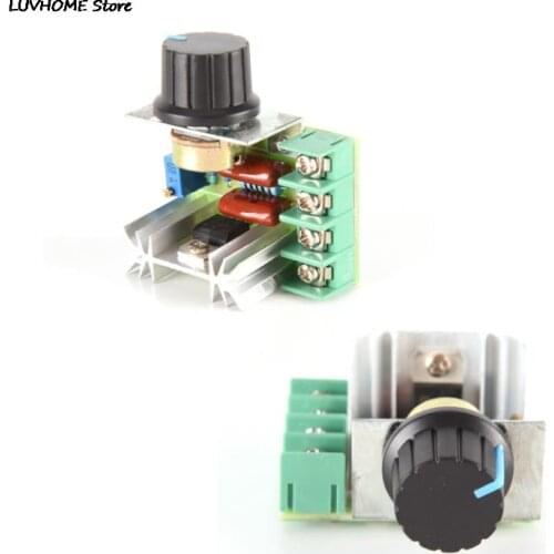 1PCS PWM 2000W AC Motor Speed Controller 50-220V 25A Adjustable Motor Speed Controller Voltage Regulator