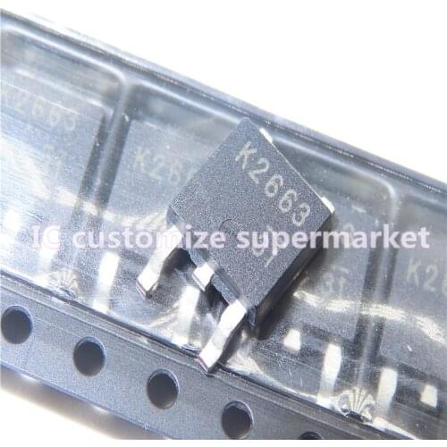 10PCS/LOT NWE K2663 2SK2663 TO-252 900V 1A SMD Transistor