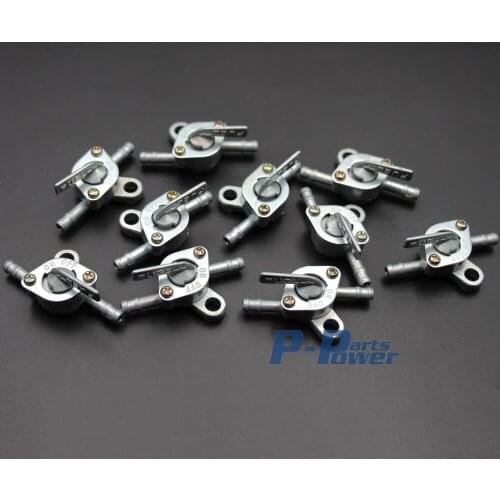 10x 6mm Inline Petrol Gas Fuel Tap ON/OFF Switch Petcock Valve Dirt ATV Quad Pit Pro Buggy Bike NEW