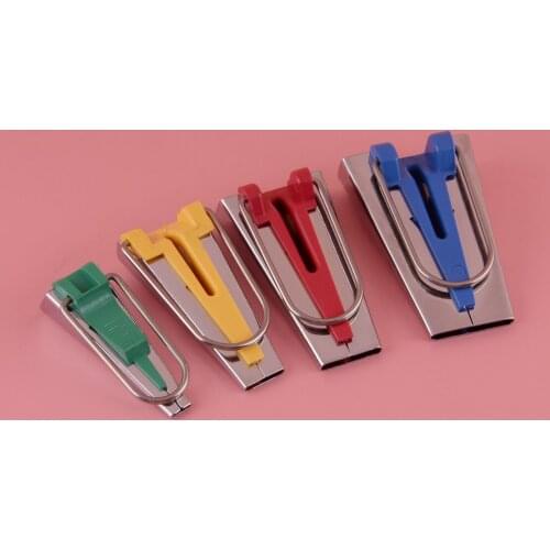 4Pcs Tape Maker Binding Fabric Clover Bias Craft Sewing Quilting Tools 6mm 12mm 18mm 25mm
