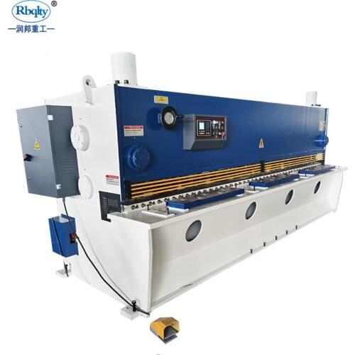 Anhui factory E21 controller Hydraulic cnc shearing machine for sale