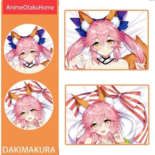 Anime Fate/Grand Order Tamamo no Mae Fate/stay night Tousaka Rin BB Fate/EXTRA CCC Pillow Cover Pillowcase Bedding Dakimakura