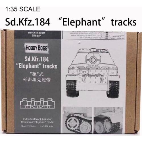 1:35 In World War II German Elephant Tank Fittings Stitching Activity Track Military Assembly Model