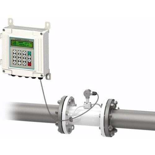 DTI-200F Built-in Calorimeter Insertion Type Sensor Portable Case 4-20mA Output Ultrasonic Flow Sensor DLTEREN