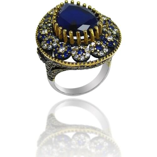 Elika Silver Sapphire Rings