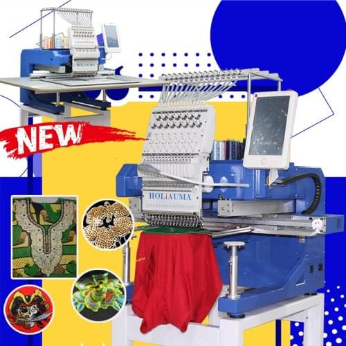 HO1501N Single Head Embroidery Machine / Computer Embroidery Machine for hat t-shirt flat 3d logo jacket