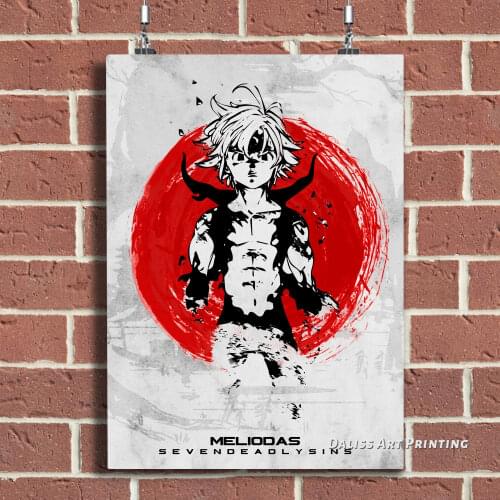 Canvas Anime The Seven Deadly Sins Pictures Home Decoration Paintings Poster HD Prints Wall Art Modular Living Room Framed