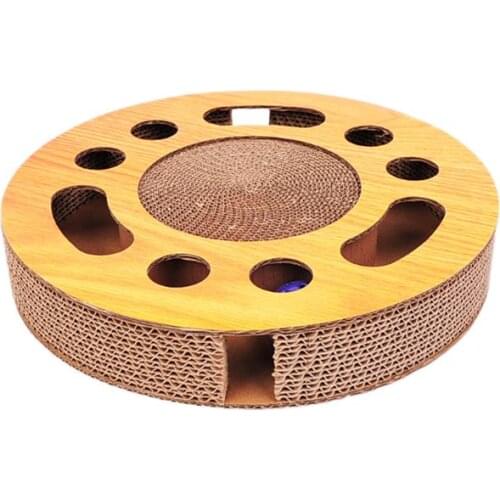 Pet Cat Scratcher Interactive Catnip Toys Kitten Scratching Cardboard With Balls Dropshipping Store
