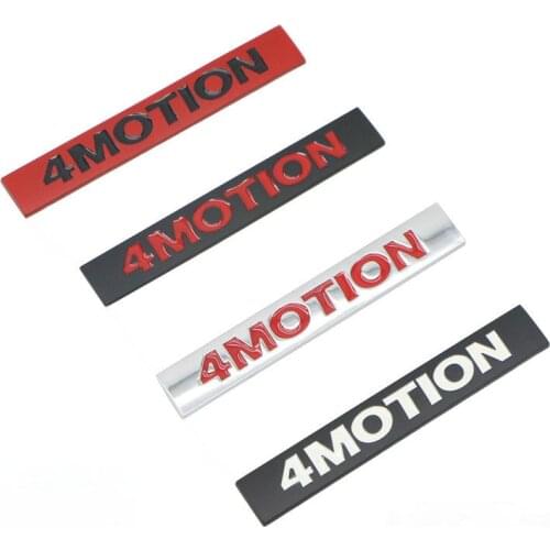 1X 3D Metal Auto 4MOTION Logo Emblem Refitting Badge Decal Car Stickers For Volkswagen Tiguan 4MOTION VW golf 7 Touareg arteon