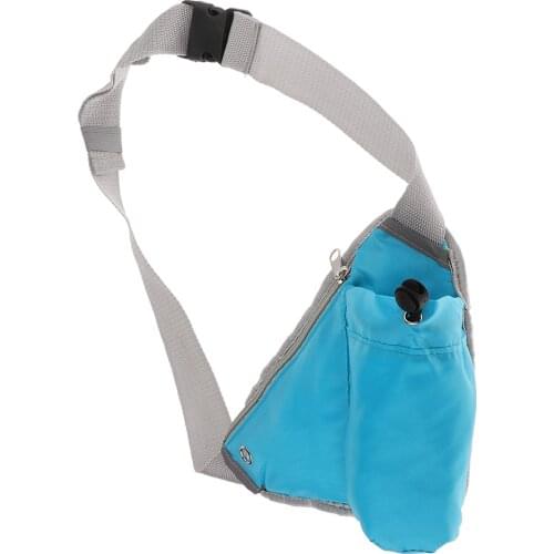 Multi-use Sports Running Triangle Waist Bag Bum Fanny Pack Hiking Cycling Jogging Belt Water Bottle Pocket Shoulder Chest Bag