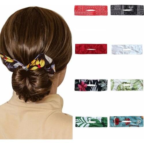Fashion Women Hair Bands New Design Knotted Wire Headband Multi Style Print Hairpin Girls Ponytail Hair Tie Hair Accessories