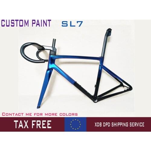 2021 T1000 Full Carbon Disc Brake Road Bicycle Bike Frame Racing Bike Frame Disc with Handlebar Stem DPD/XDB Available