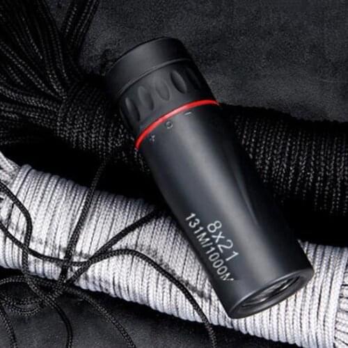 Single Binoculars Mini Pocket Zoom Single Binoculars Portable Camping Compact Binoculars for Travel Hunting 2021